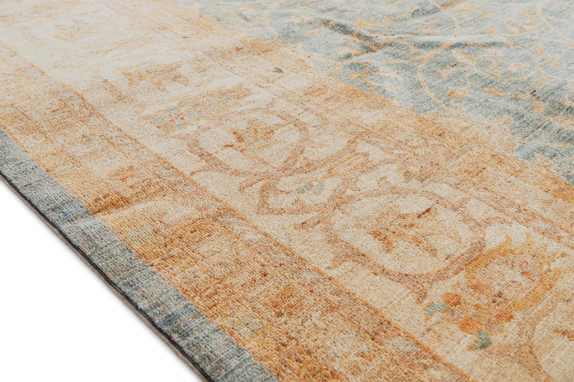 10' x 13' 1 Hand Knotted Peshawar Ziegler Rug