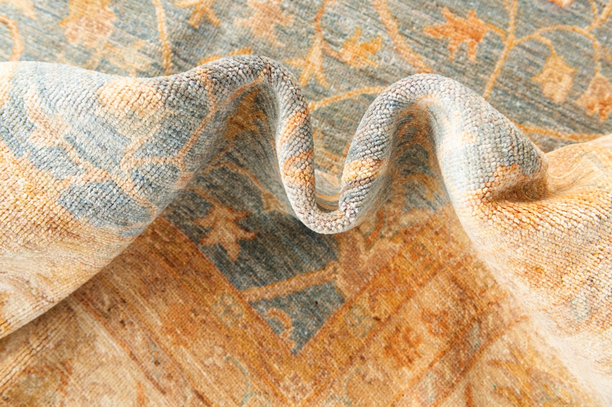 10' x 13' 1 Hand Knotted Peshawar Ziegler Rug