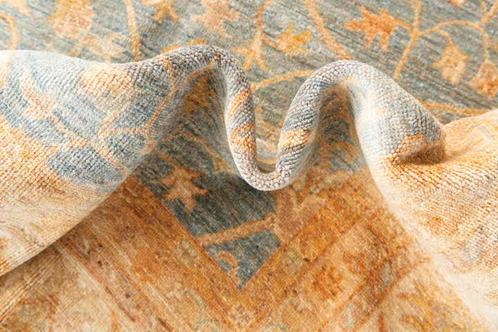 10' x 13' 1 Hand Knotted Peshawar Ziegler Rug