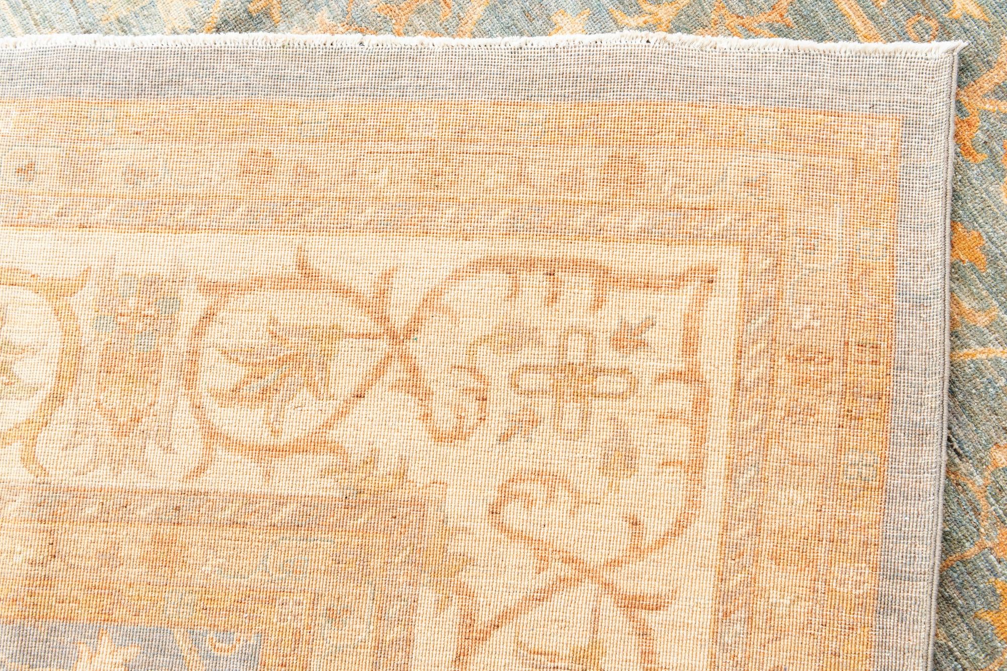 10' x 13' 1 Hand Knotted Peshawar Ziegler Rug