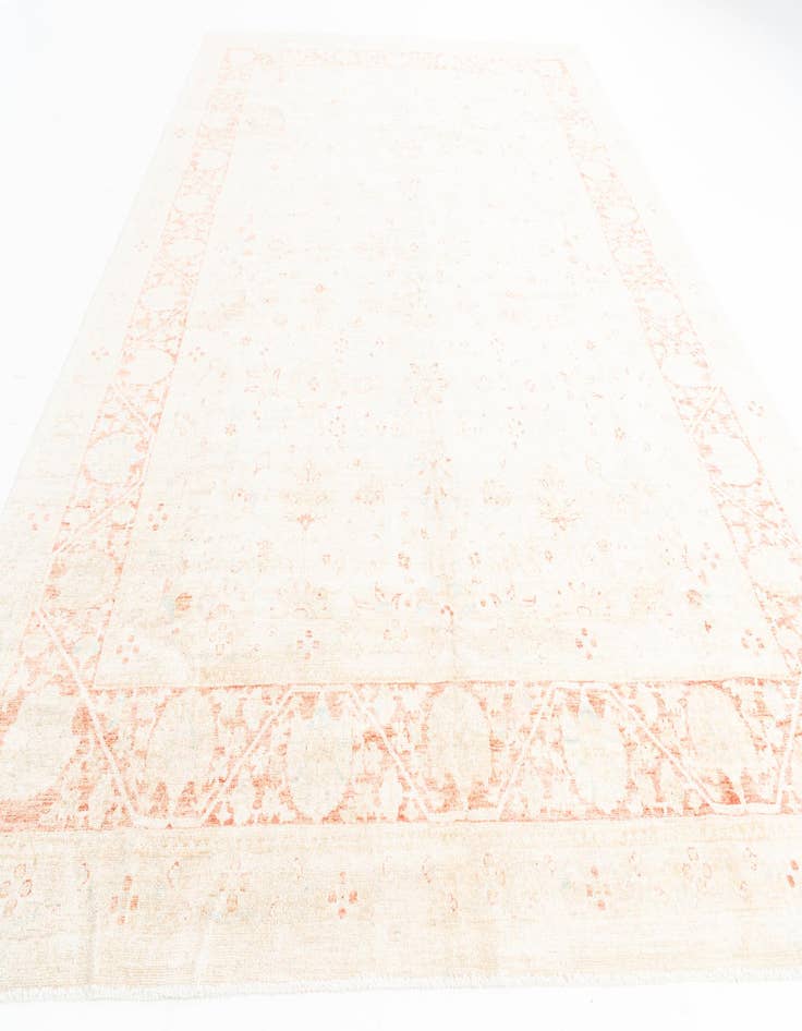 Detail image of 9' 11 x 13' 8  Hand Knotted Peshawar Ziegler Rug