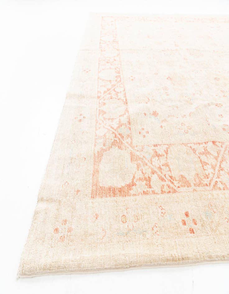 Detail image of 9' 11 x 13' 8  Hand Knotted Peshawar Ziegler Rug