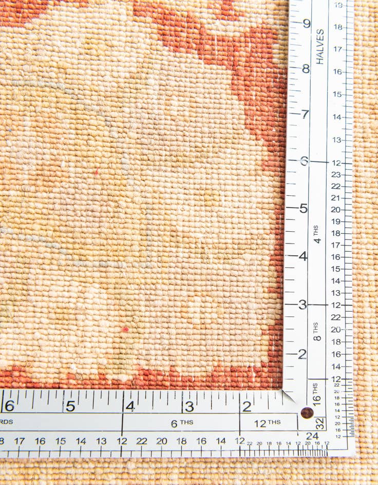 Detail image of 9' 11 x 13' 8  Hand Knotted Peshawar Ziegler Rug