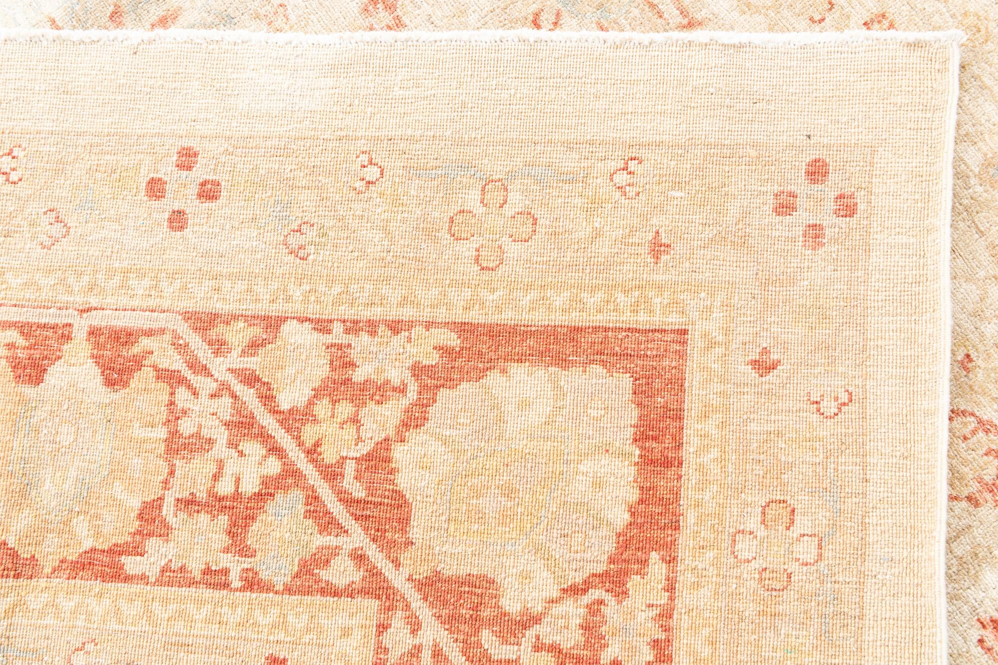 9' 11 x 13' 8 Hand Knotted Peshawar Ziegler Rug