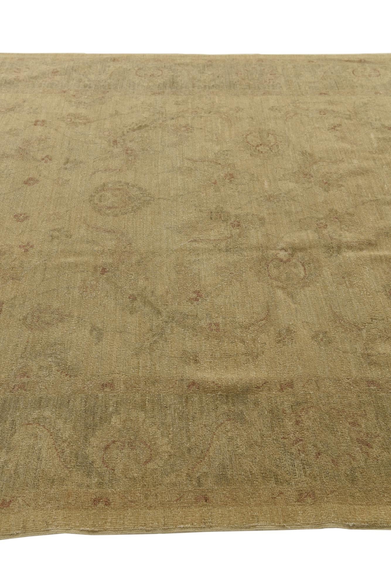 6' x 8' 5 Hand Knotted Peshawar Ziegler Rug