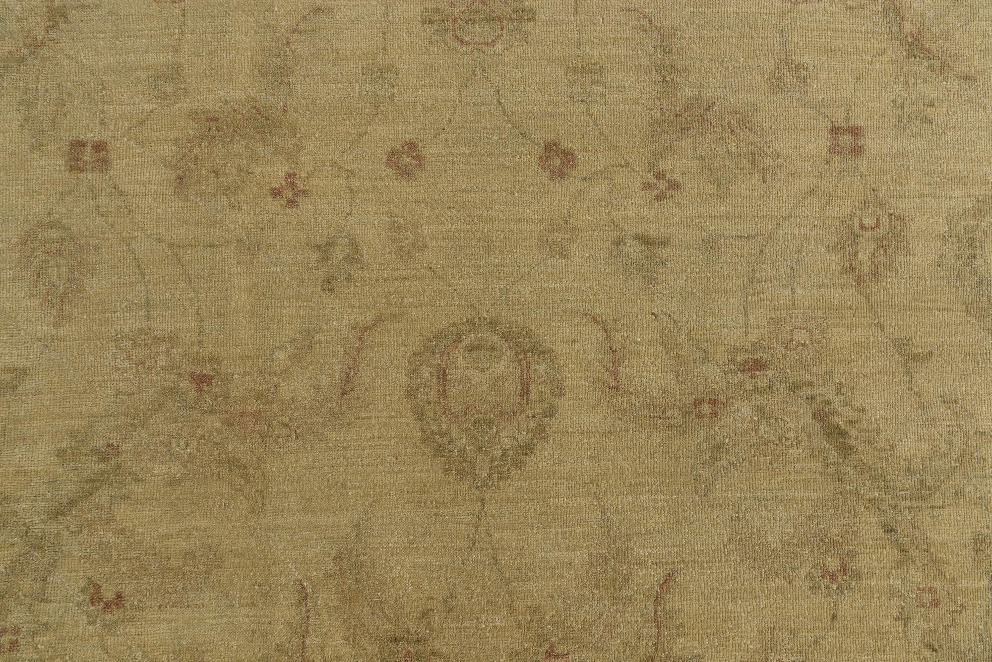 6' x 8' 5 Hand Knotted Peshawar Ziegler Rug