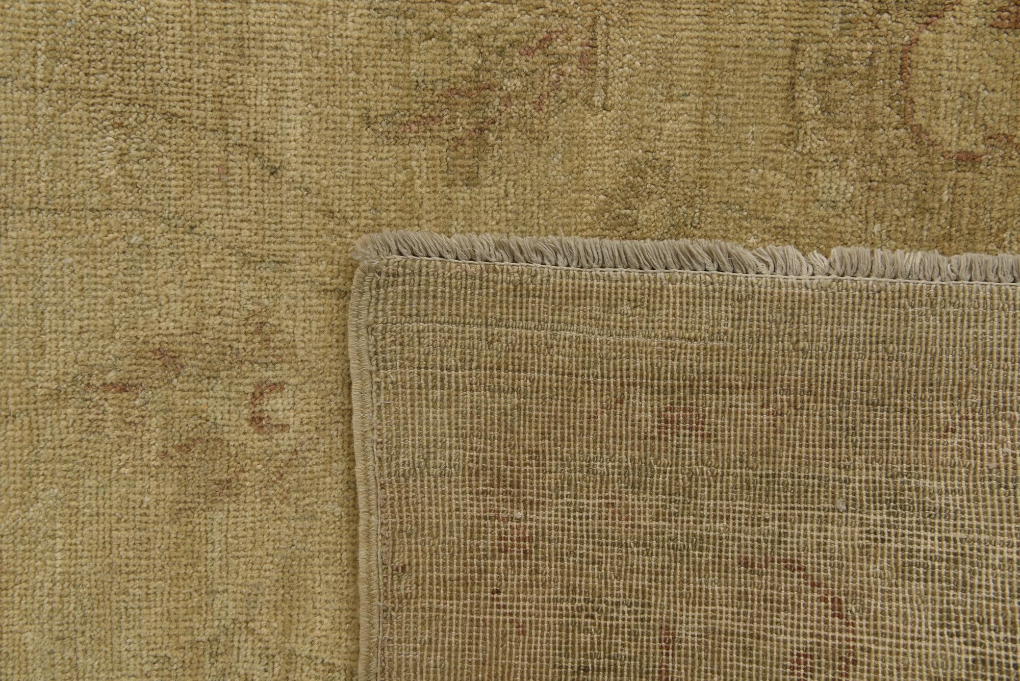 6' x 8' 5 Hand Knotted Peshawar Ziegler Rug
