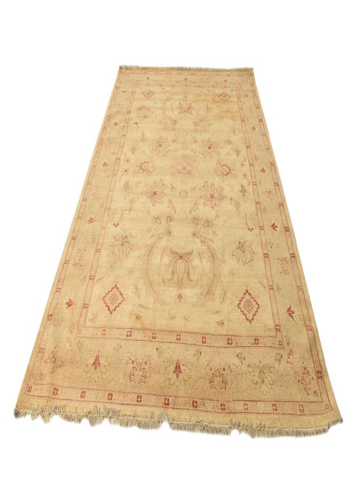 6' 6 x 10' Hand Knotted Peshawar Ziegler Rug