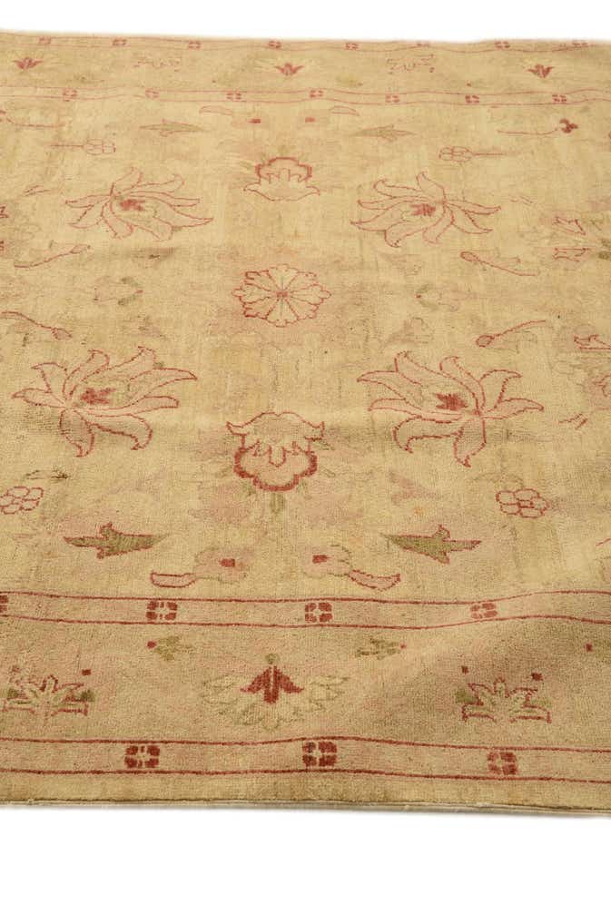 6' 6 x 10' Hand Knotted Peshawar Ziegler Rug