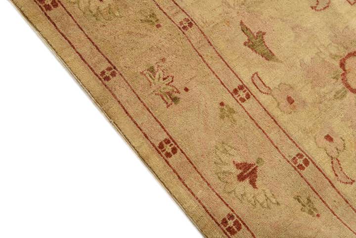 6' 6 x 10' Hand Knotted Peshawar Ziegler Rug