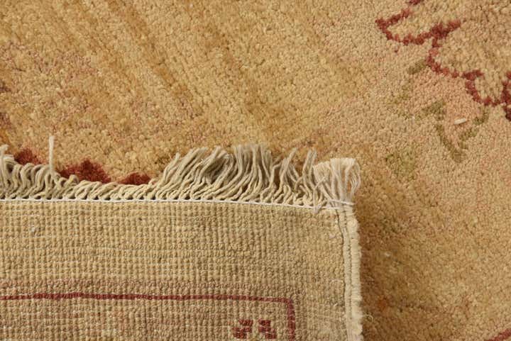 6' 6 x 10' Hand Knotted Peshawar Ziegler Rug