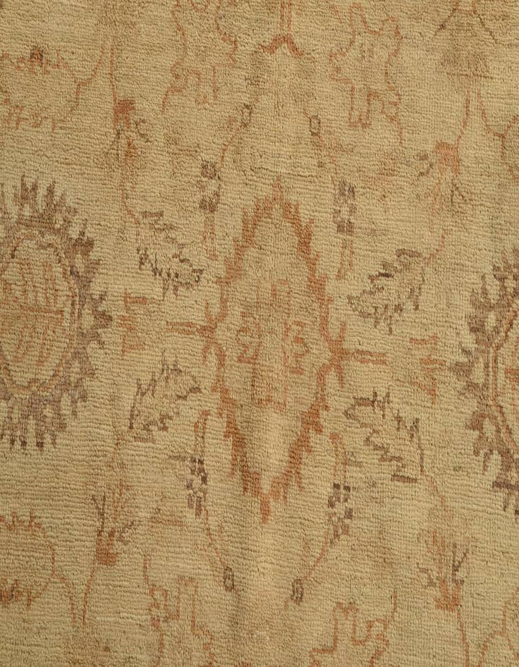 Detail image of 6' 11 x 9' 10  Hand Knotted Peshawar Ziegler Rug