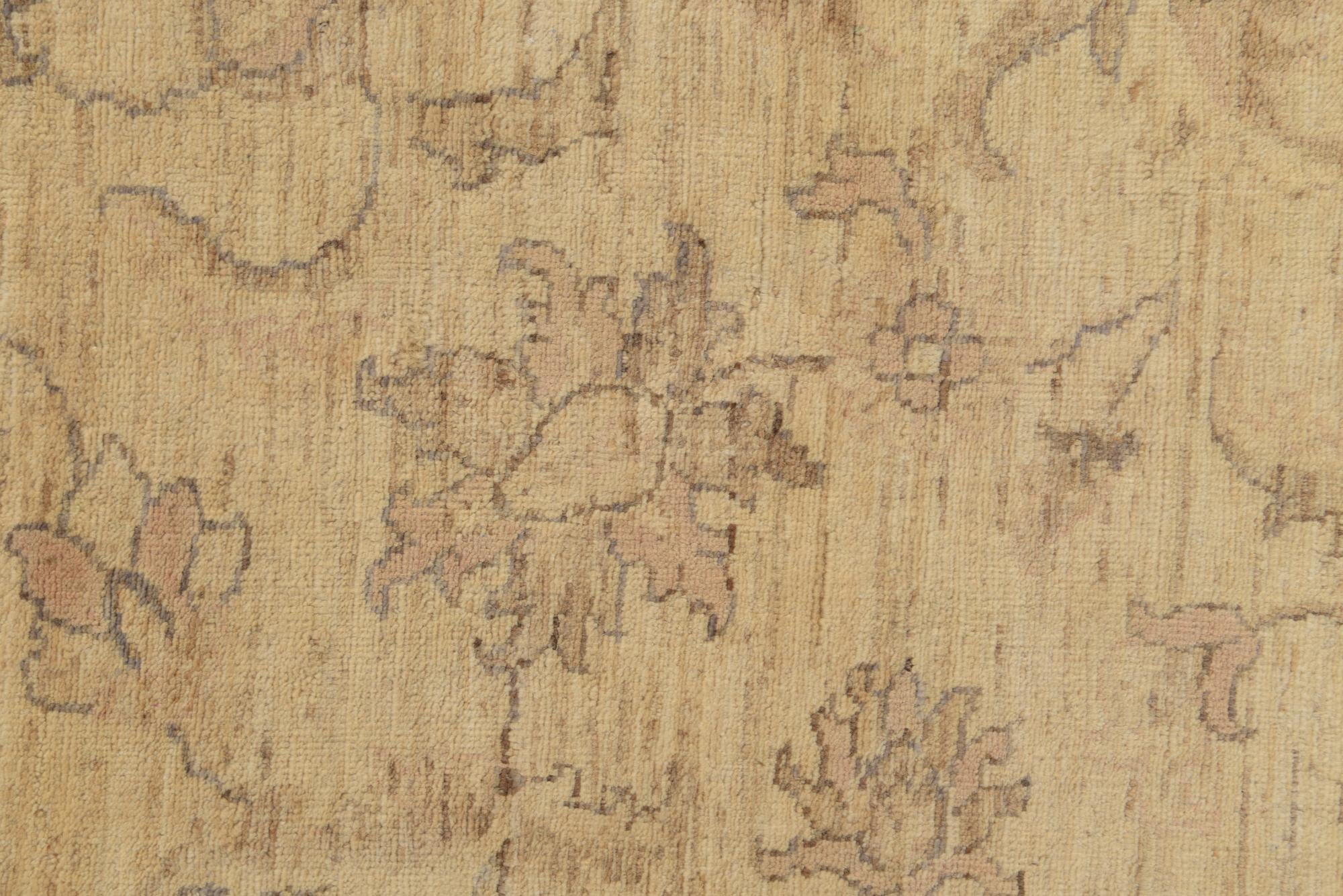 5' 5 x 7' 10 Hand Knotted Peshawar Ziegler Rug