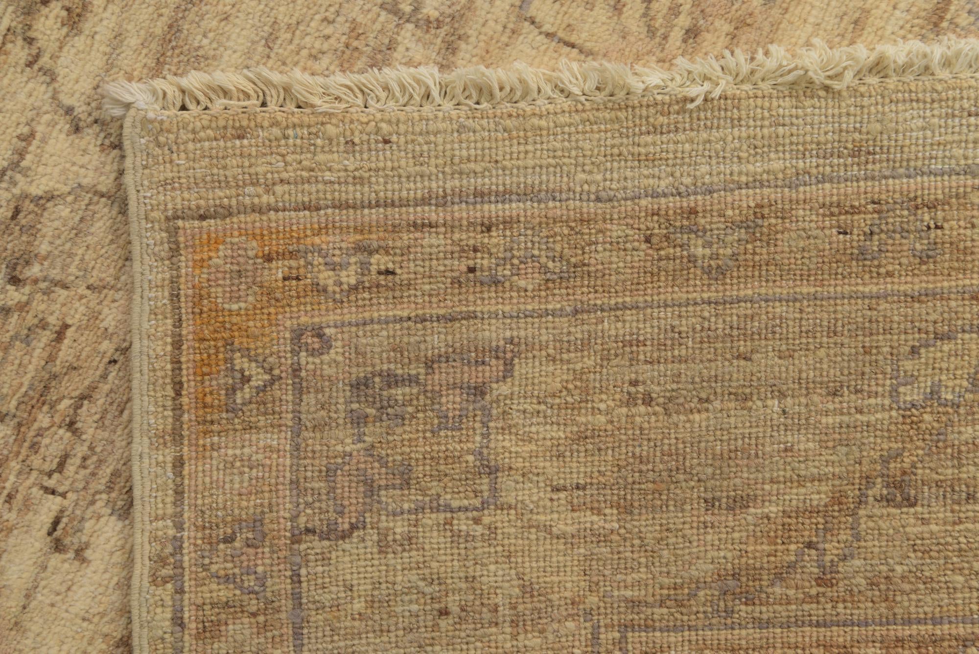 5' 5 x 7' 10 Hand Knotted Peshawar Ziegler Rug