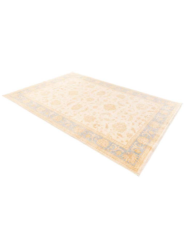 6' 7 x 9' 7 Hand Knotted Peshawar Ziegler Rug