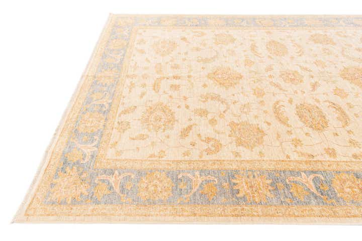 6' 7 x 9' 7 Hand Knotted Peshawar Ziegler Rug