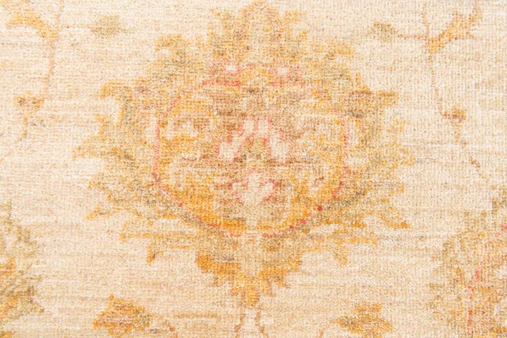 Detail image of 6' 7 x 9' 7 Hand Knotted Peshawar Ziegler Rug