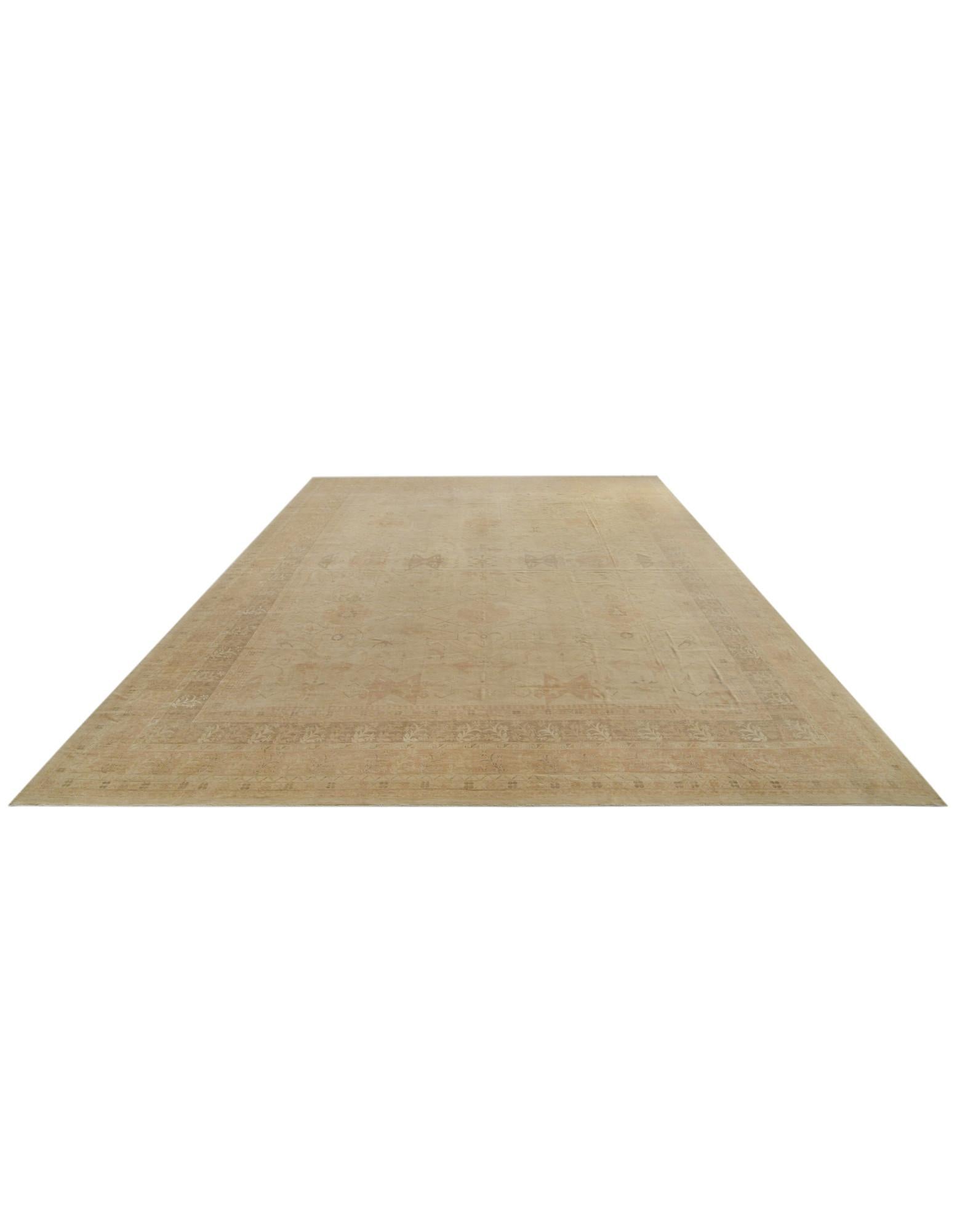 18' 5 x 25' Hand Knotted Peshawar Ziegler Oriental Rug