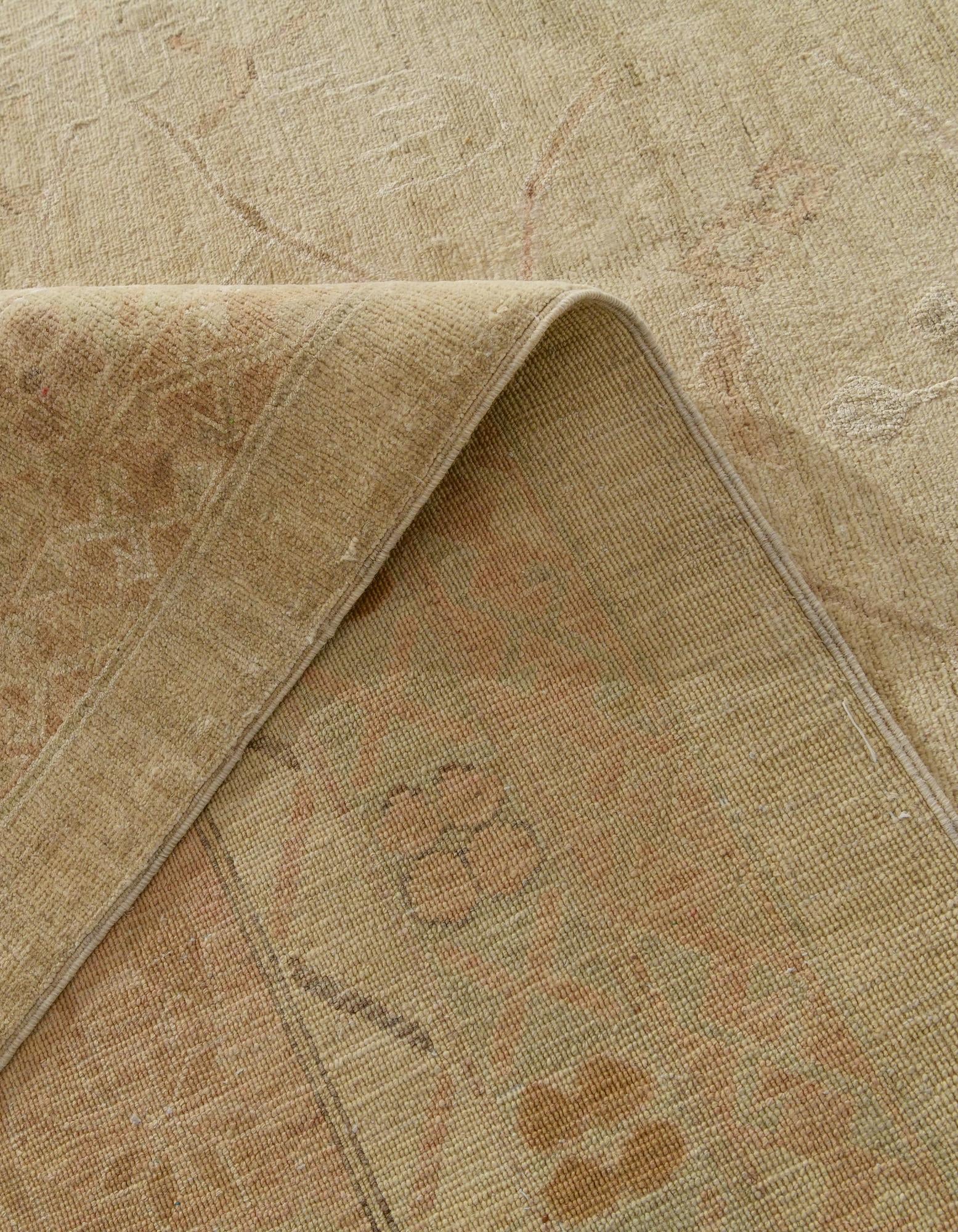 18' 5 x 25' Hand Knotted Peshawar Ziegler Oriental Rug