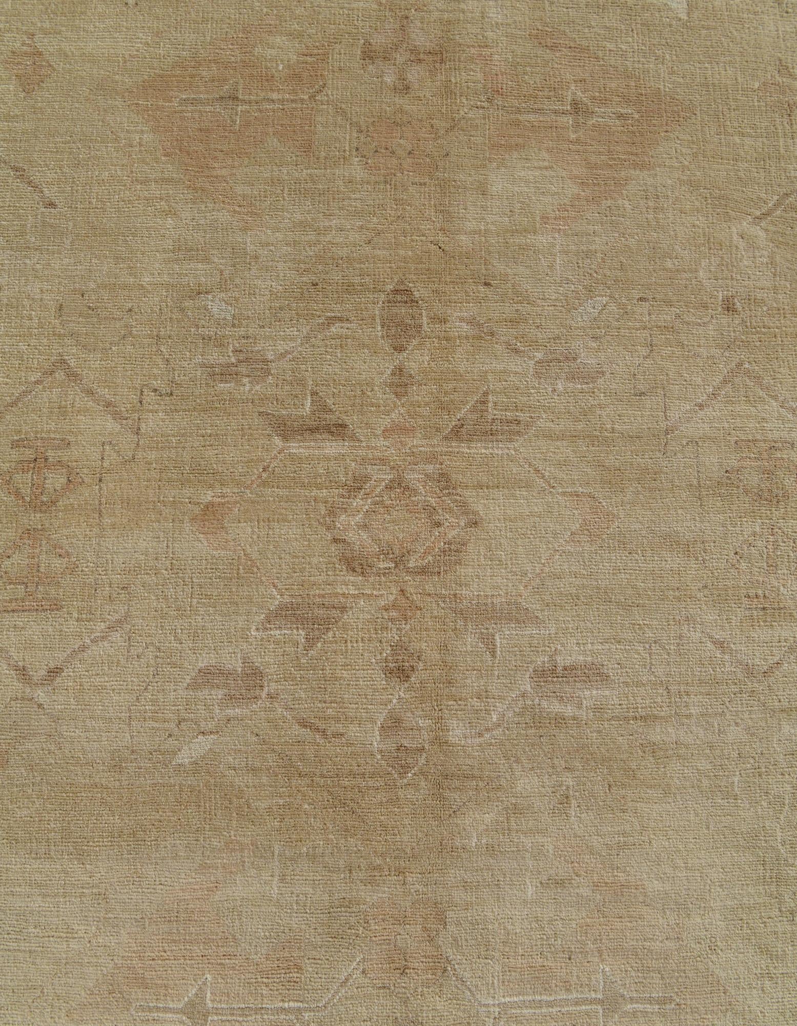18' 5 x 25' Hand Knotted Peshawar Ziegler Oriental Rug