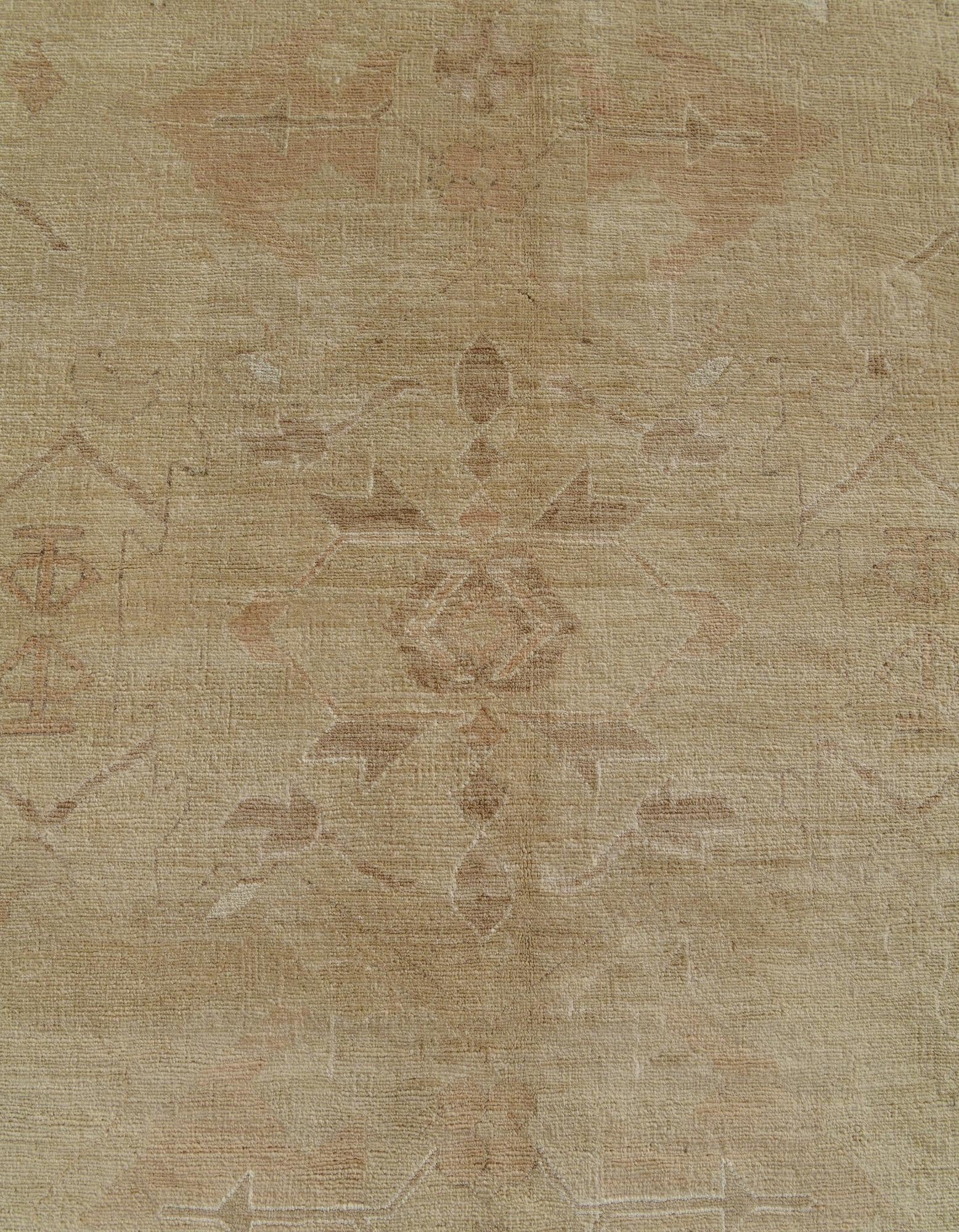 18' 5 x 25' Hand Knotted Peshawar Ziegler Oriental Rug