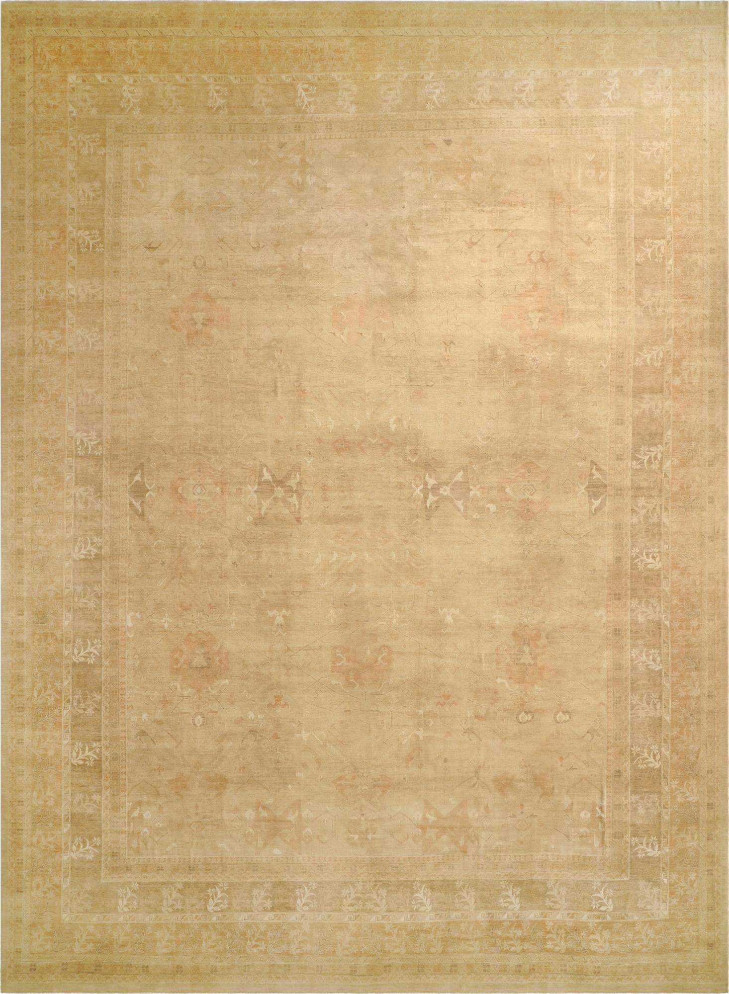 18' 5 x 25'  Hand Knotted Peshawar Ziegler Oriental Rug