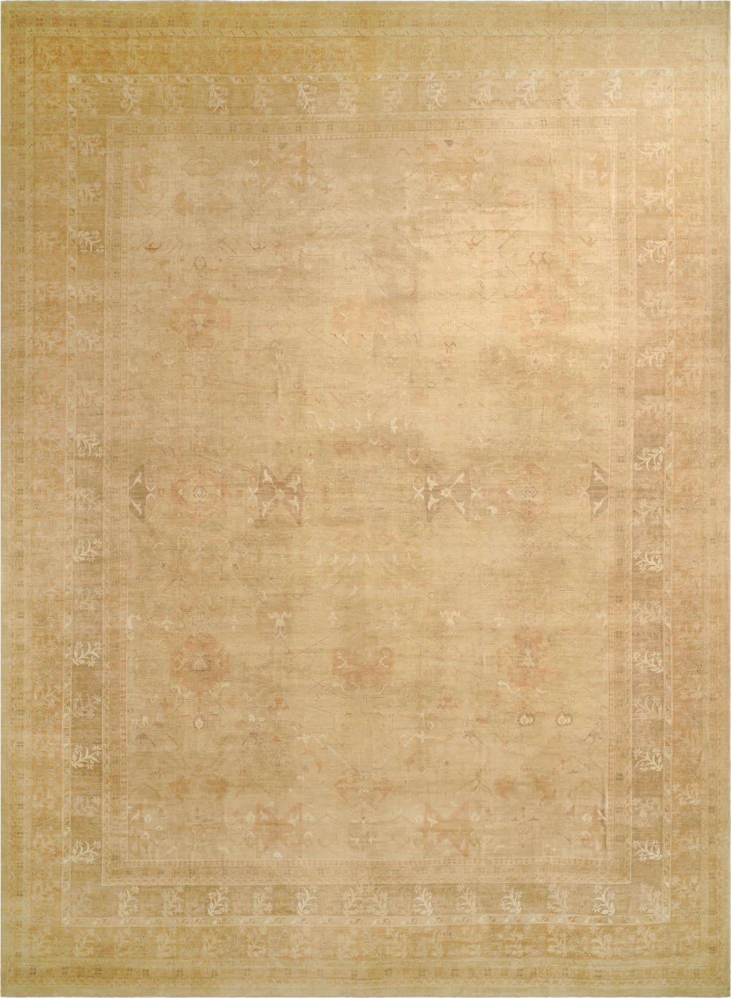 18' 5 x 25' Hand Knotted Peshawar Ziegler Oriental Rug