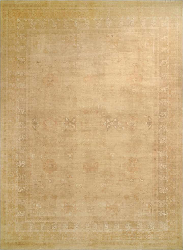18' 5 x 25' Hand Knotted Peshawar Ziegler Oriental Rug