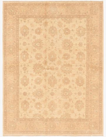 5' 9 x 8' Hand Knotted Peshawar Ziegler Rug