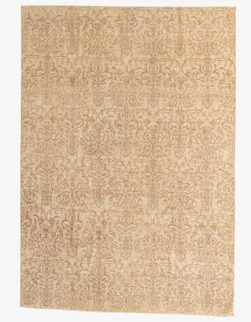 6' 10 x 9' 9 Hand Knotted Peshawar Ziegler Oriental Rug