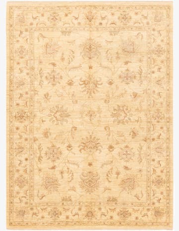 5' 9 x 7' 10 Hand Knotted Peshawar Ziegler Rug
