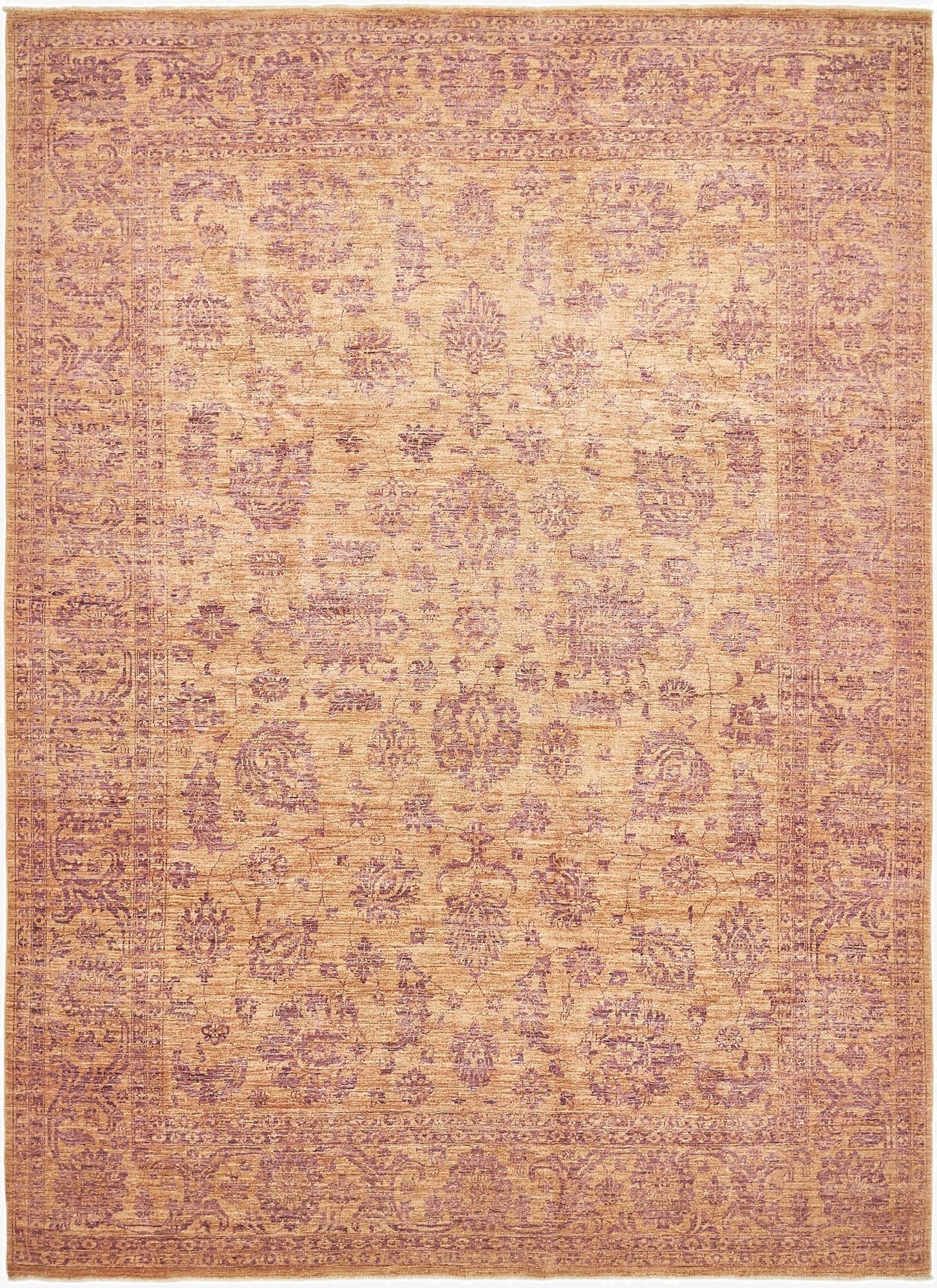 8' 10 x 12' 2  Hand Knotted Peshawar Ziegler Oriental Rug