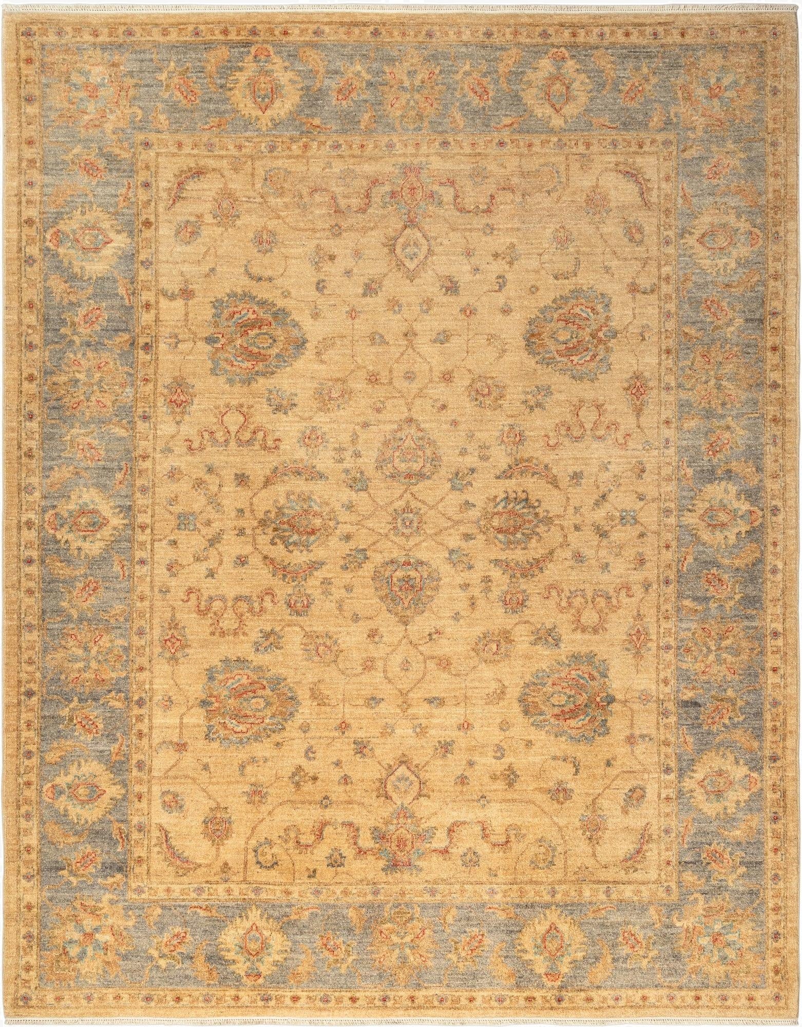 6' 6 x 8' 3 Peshawar Ziegler Wool Rug
