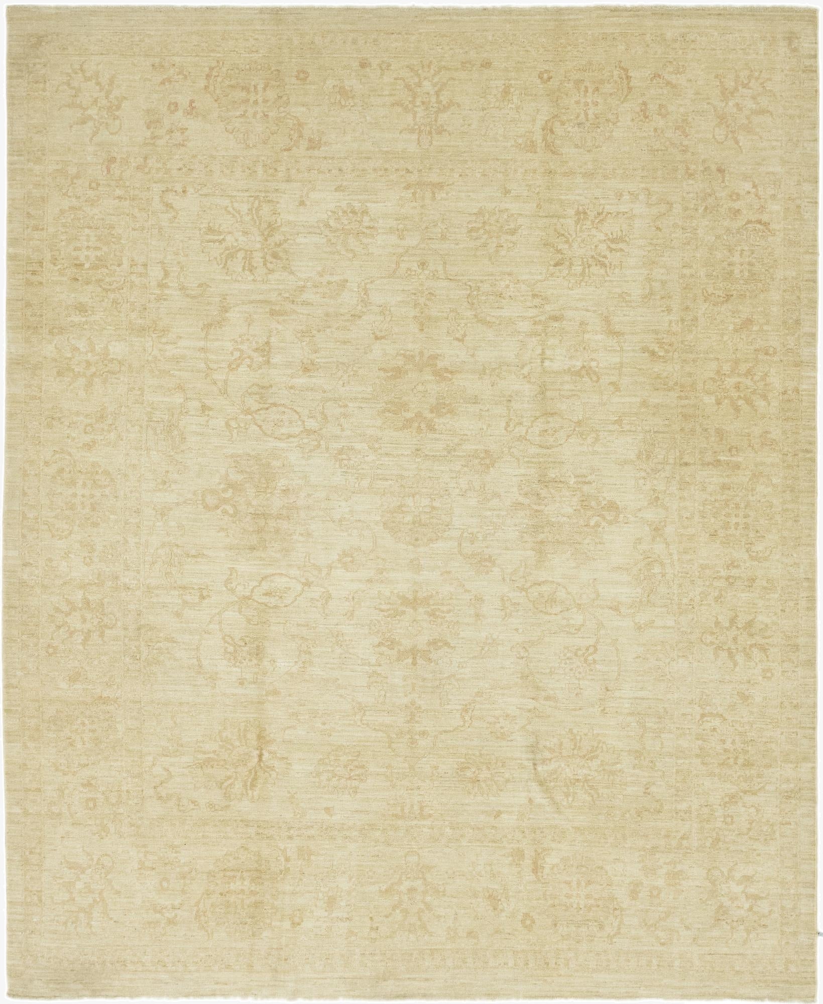 8' 3 x 9' 9  Hand Knotted Peshawar Ziegler Rug