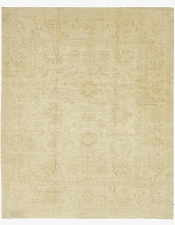 8' 3 x 9' 9 Hand Knotted Peshawar Ziegler Rug