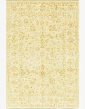 6' 8 x 9' 10 Hand Knotted Peshawar Ziegler Rug