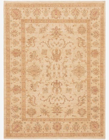 5' 7 x 7' 7 Hand Knotted Peshawar Ziegler Rug