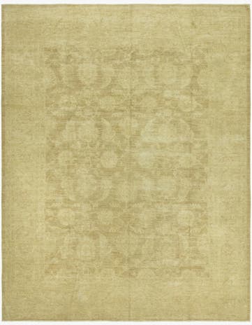 8' 7 x 11' Hand Knotted Peshawar Ziegler Rug