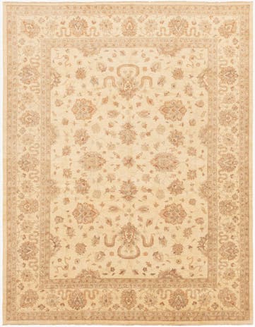 9' 9 x 12' 8 Hand Knotted Peshawar Ziegler Rug