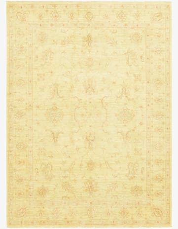 7' x 9' 7 Hand Knotted Peshawar Ziegler Rug
