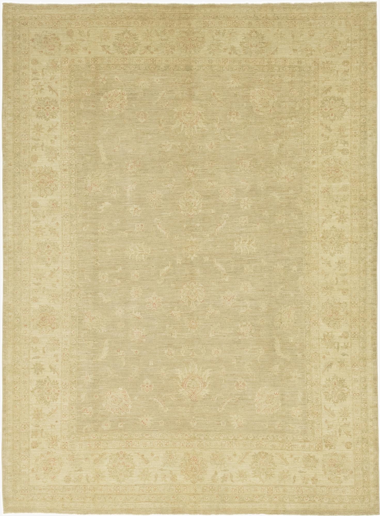 8' 2 x 11' 2  Hand Knotted Peshawar Ziegler Rug