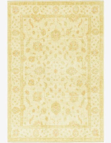 6' 9 x 9' 10 Hand Knotted Peshawar Ziegler Rug