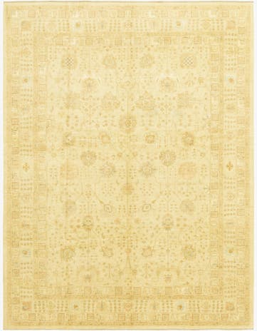 9' 10 x 13' Hand Knotted Peshawar Ziegler Rug