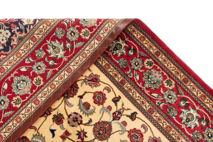 Detail image of 6' 10 x 9' 7 Hand Knotted Qom Persian Rug