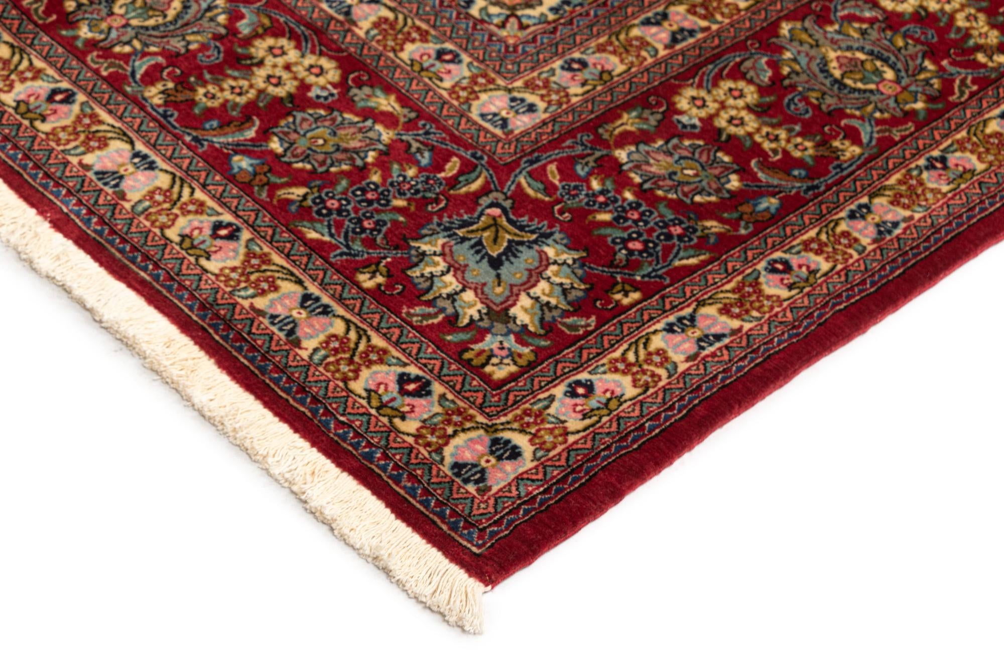 6' 7 x 10' 2 Hand Knotted Qom Persian Rug