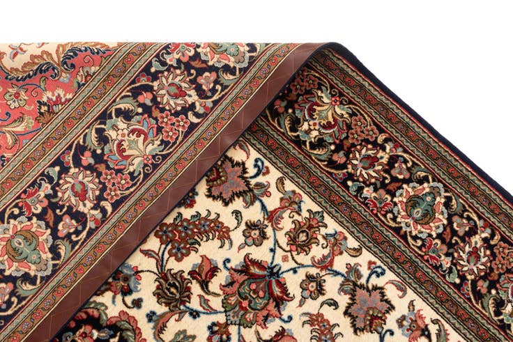 Detail image of 6' 8 x 9' 7 Hand Knotted Qom Persian Rug