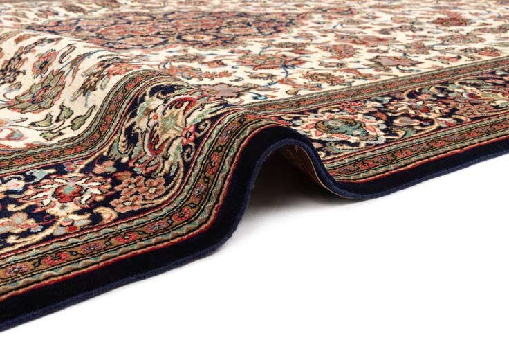 Detail image of 6' 8 x 9' 7 Hand Knotted Qom Persian Rug