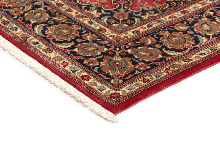6' 8 x 10' 3 Hand Knotted Qom Persian Rug