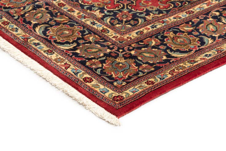 Detail image of 6' 8 x 10' 3 Hand Knotted Qom Persian Rug