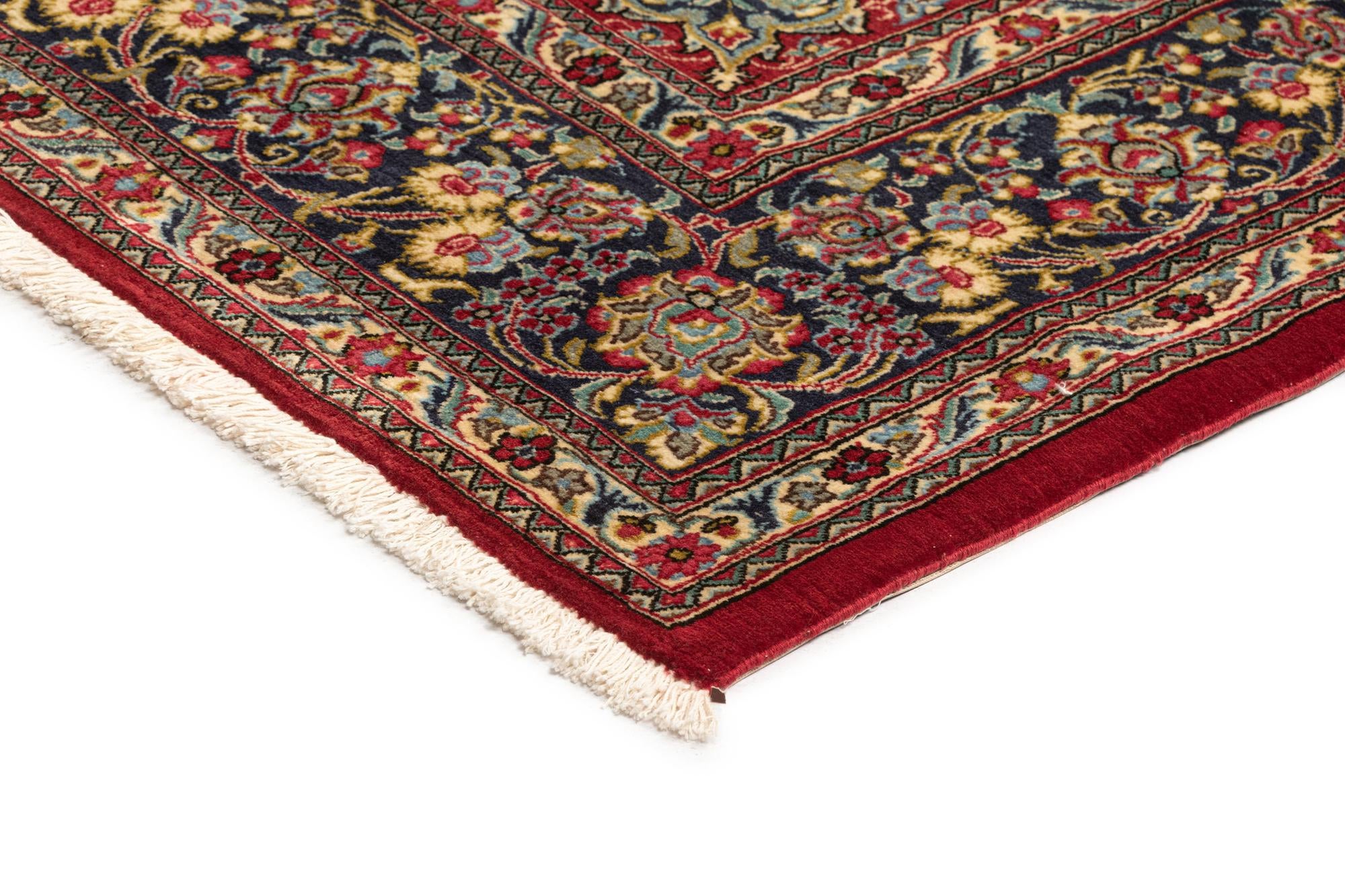 6' 8 x 9' 6 Hand Knotted Qom Persian Rug